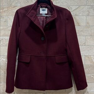 Old Navy Women's Burgundy Blazer Size Small